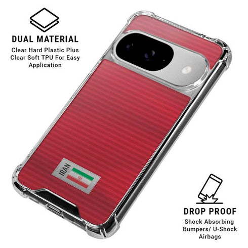 Iran Soccer Flag Google Pixel 10 Clear Case